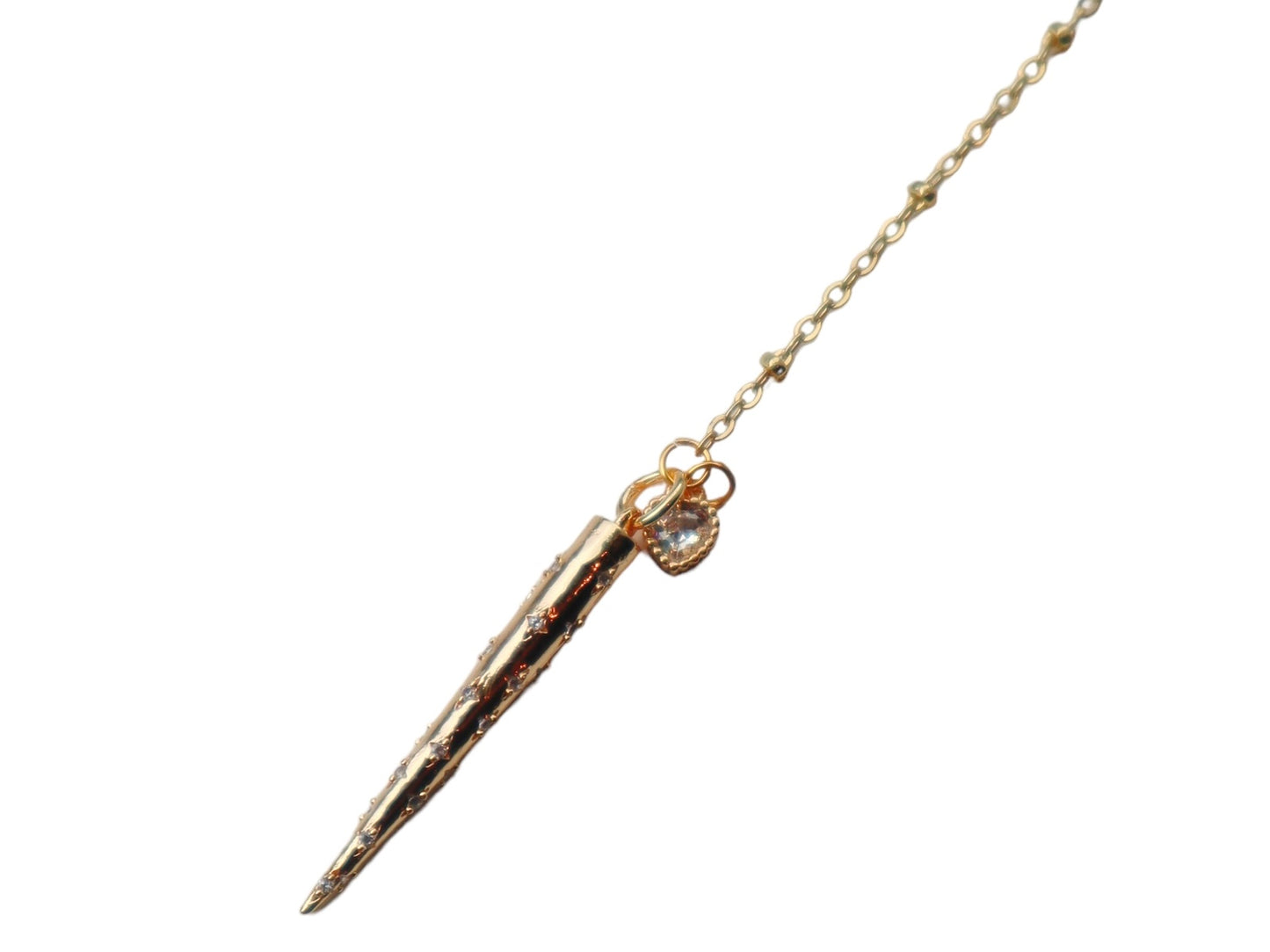 Spike Lariat Necklace